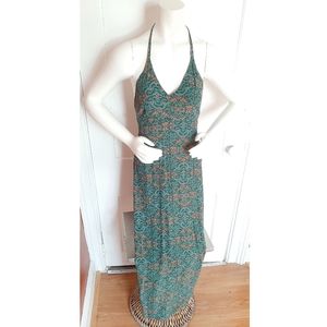 Vintage Gap Maxi Halter Dress